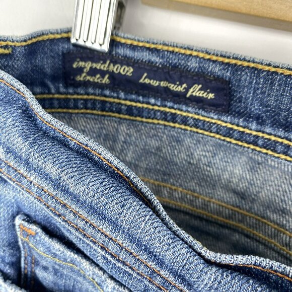 Citizens Of Humanity Jeans Womens Size 27 Ingrid Low Rise Waist Flare Denim Y2K - Picture 4 of 7